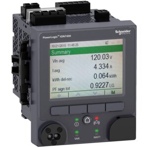 PowerLogic™ ION7400 - Analizador de red - montajen painel - pantalla - puerto óptico y 2 pulsos